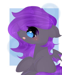 Size: 1024x1238 | Tagged: safe, artist:magicangelstarartist, derpibooru import, oc, oc only, bat pony, pony, art trade, female, mare, side view, simple background, solo