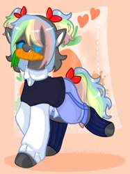 Size: 769x1026 | Tagged: safe, artist:iamsmileo, derpibooru import, oc, oc only, earth pony, pony, carrot, food, solo