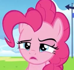 Size: 577x549 | Tagged: safe, derpibooru import, screencap, pinkie pie, earth pony, pony, solo