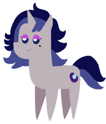 Size: 812x945 | Tagged: safe, artist:supahdonarudo, derpibooru import, oc, oc only, oc:moonlit silver, unicorn, beauty mark, makeup, simple background, transparent background