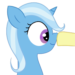 Size: 2000x2000 | Tagged: safe, artist:trixiecutiepox, derpibooru import, trixie, pony, unicorn, offscreen character, simple background, solo focus, transparent background