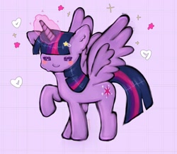 Size: 2048x1776 | Tagged: safe, artist:remykii, derpibooru import, twilight sparkle, twilight sparkle (alicorn), alicorn, pony, female, magic, magic aura, mare, solo