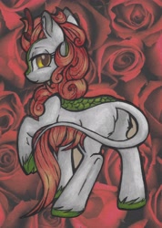 Size: 2916x4096 | Tagged: safe, artist:gleamydreams, derpibooru import, autumn blaze, kirin, pony, female, mare, solo