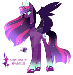 Size: 1280x1319 | Tagged: safe, artist:hate-love12, derpibooru import, screencap, midnight sparkle, twilight sparkle, twilight sparkle (alicorn), alicorn, pony, equestria girls, corrupted twilight sparkle, deviantart watermark, obtrusive watermark, simple background, solo, transparent background, tyrant sparkle, watermark