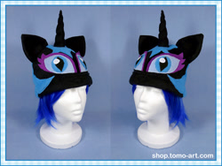 Size: 1000x750 | Tagged: safe, artist:facja, derpibooru import, nightmare moon, craft, hat