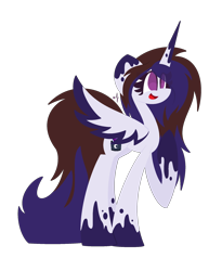 Size: 1808x2200 | Tagged: safe, artist:scridley arts, derpibooru import, oc, oc only, oc:space crusher, alicorn, pony, alicorn oc, horn, simple background, solo, transparent background, wings