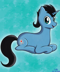 Size: 2480x2953 | Tagged: safe, artist:lurfy, derpibooru import, oc, pony, unicorn, horn, male, solo, unicorn oc