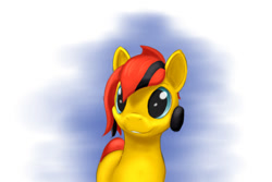 Size: 540x360 | Tagged: safe, artist:still-waters-artpony, derpibooru import, curious, female, looking at something, solo, standing