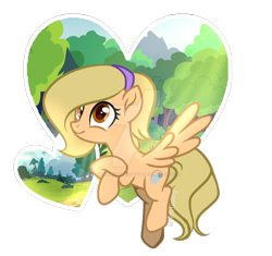 Size: 900x846 | Tagged: safe, artist:harmonyvitality-yt, derpibooru import, oc, oc only, pegasus, pony, base used, deviantart watermark, eyelashes, female, flying, headband, heart, mare, obtrusive watermark, pegasus oc, simple background, solo, transparent background, watermark