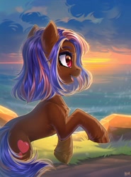 Size: 2300x3100 | Tagged: safe, artist:hakaina, derpibooru import, oc, oc only, earth pony, pony, chest fluff, solo