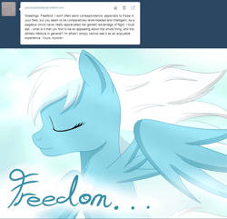 Size: 1280x1234 | Tagged: safe, artist:ask-fleetfoot, derpibooru import, fleetfoot, pony, ask-fleetfoot, eyes closed, solo