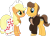 Size: 600x427 | Tagged: safe, artist:mokrosuhibrijac, derpibooru import, applejack, caramel, earth pony, pony, bride, carajack, clothes, dress, female, groom, male, mare, marriage, shipping, simple background, stallion, straight, transparent background, wedding, wedding dress, wedding hat, wedding suit, white hat