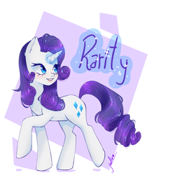 Size: 1810x1810 | Tagged: safe, artist:julieee3e, derpibooru import, rarity, pony, unicorn, simple background, solo, white background