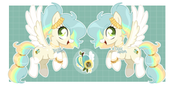 Size: 3936x2000 | Tagged: safe, artist:dixieadopts, derpibooru import, oc, oc:garden breeze, pegasus, pony, female, mare, solo