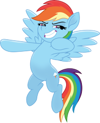 Size: 6000x7348 | Tagged: safe, artist:twilirity, derpibooru import, rainbow dash, pegasus, pony, rainbow roadtrip, .svg available, best pony, cute, dashabetes, heroic pose, movie accurate, simple background, solo, transparent background, vector