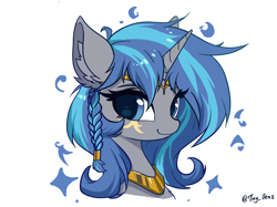 Size: 2732x2048 | Tagged: safe, artist:tinybenz, derpibooru import, oc, oc only, oc:cork, pony, unicorn, cute, egyptian, female, long mane, mare, simple background, solo, white background