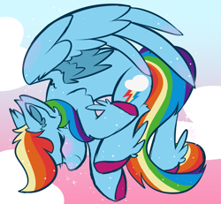 Size: 1300x1200 | Tagged: safe, artist:starcasteclipse, derpibooru import, rainbow dash, pegasus, pony, eyes closed, female, mare, solo