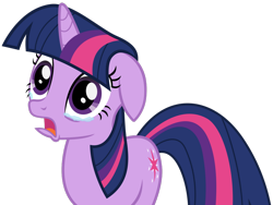 Size: 900x675 | Tagged: artist needed, source needed, safe, derpibooru import, twilight sparkle, unicorn twilight, pony, unicorn, a canterlot wedding, crying, crylight sparkle, ears, female, floppy ears, mare, simple background, solo, teary eyes, transparent background, vector