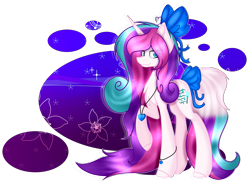 Size: 3649x2745 | Tagged: safe, artist:angellightyt, derpibooru import, oc, oc only, pony, base used, bow, colored hooves, female, hair bow, jewelry, mare, necklace, raised hoof, raised leg, simple background, smiling, solo, tail, tail bow, transparent background