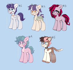 Size: 4215x4045 | Tagged: safe, artist:bloodymrr, derpibooru import, oc, hybrid, original species, pony, adoptable, adoption, cat tail, cute, tail