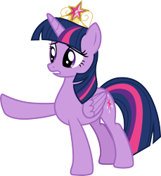 Size: 3000x3281 | Tagged: safe, artist:cloudy glow, derpibooru import, twilight sparkle, twilight sparkle (alicorn), alicorn, princess twilight sparkle (episode), .ai available, big crown thingy, element of magic, jewelry, regalia, simple background, solo, transparent background, vector