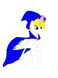 Size: 960x1280 | Tagged: safe, artist:kionagdl, derpibooru import, oc, oc only, oc:kionagdl, alicorn, pony, cape, clothes, hat, simple background, solo, white background, wizard hat