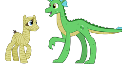 Size: 9936x5352 | Tagged: safe, artist:mr100dragon100, derpibooru import, alligator, male, mummy, simple background, swamp pony, transparent background