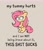 Size: 2321x2727 | Tagged: safe, artist:confetticakez, derpibooru import, fluttershy, pegasus, pony, big eyes, cute, emanata, female, mare, shivering, shyabetes, sitting, solo, teary eyes, text, tummy ache, vulgar, watching