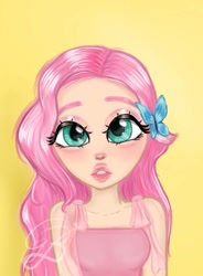 Size: 720x976 | Tagged: safe, artist:gisbelleart, derpibooru import, fluttershy, equestria girls