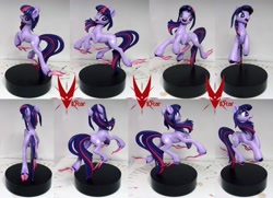 Size: 1660x1200 | Tagged: safe, artist:viistar, derpibooru import, twilight sparkle, earth pony, pony, craft, earth pony twilight, female, figurine, g5 concept leaks, handmade, happy, irl, leak, levitation, magic, mare, photo, race swap, sculpture, solo, telekinesis, unshorn fetlocks