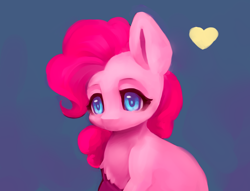 Size: 2800x2141 | Tagged: safe, artist:minckies, derpibooru import, pinkie pie, earth pony, pony, bust, female, mare, solo