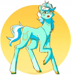 Size: 1942x2069 | Tagged: safe, artist:wintersleptart, derpibooru import, lyra heartstrings, pony, unicorn, abstract background, female, mare, solo