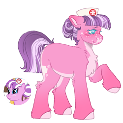 Size: 1000x1000 | Tagged: safe, artist:kazmuun, derpibooru import, nurse sweetheart, earth pony, pony, simple background, solo, transparent background