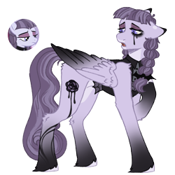 Size: 1000x1000 | Tagged: safe, artist:kazmuun, derpibooru import, inky rose, pegasus, pony, concave belly, gradient hooves, pale belly, simple background, slim, solo, thin, transparent background