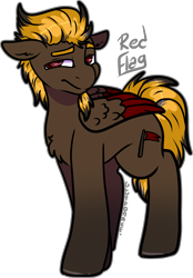 Size: 1274x1826 | Tagged: safe, artist:sexygoatgod, derpibooru import, oc, oc only, oc:red flag, pegasus, pony, male, simple background, solo, stallion, transparent background