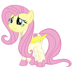 Size: 768x768 | Tagged: safe, artist:bluemario11, artist:slb94, derpibooru import, idw, fluttershy, pegasus, pony, battlemaster, exosuit, female, idw showified, mare, simple background, solo, the magic of cybertron, transformers, transparent background