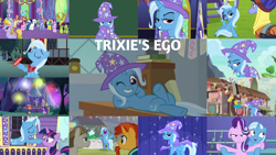 Size: 1978x1113 | Tagged: safe, derpibooru import, edit, edited screencap, editor:quoterific, screencap, amber waves, apple bloom, coco crusoe, discord, double diamond, hoo'far, lemon hearts, lyra heartstrings, mudbriar, night glider, orion, pristine, rainbow dash, scootaloo, shooting star (character), starlight glimmer, sugar belle, sunburst, thorax, trixie, twilight sparkle, changedling, changeling, a horse shoe-in, a matter of principals, all bottled up, boast busters, celestial advice, magic duel, no second prances, road to friendship, student counsel, to change a changeling, to where and back again, uncommon bond, alicorn amulet, ego, king thorax, narcissism, selfish