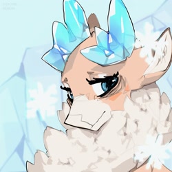 Size: 2048x2048 | Tagged: safe, artist:stercore_murum, derpibooru import, velvet reindeer, deer, reindeer, them's fightin' herds, community related, female, solo