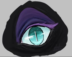 Size: 473x372 | Tagged: safe, artist:dragonfang103, derpibooru import, nightmare moon, close-up, extreme close-up, eye, eyeshadow, makeup, slit eyes, solo