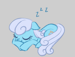 Size: 2520x1890 | Tagged: safe, artist:kaf_pone, derpibooru import, linky, shoeshine, earth pony, pony, cute, eyes closed, female, mare, onomatopoeia, sleeping, solo, sound effects, zzz