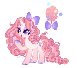 Size: 1920x1693 | Tagged: safe, artist:gloriaartist, derpibooru import, oc, oc only, pony, unicorn, bow, female, hair bow, mare, simple background, solo, transparent background