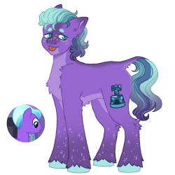 Size: 1000x1000 | Tagged: safe, artist:kazmuun, derpibooru import, rubinstein, earth pony, pony, chest fluff, concave belly, countershading, leg fluff, male, pale belly, purple, simple background, solo, stallion, transparent background, unshorn fetlocks