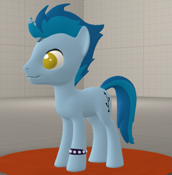 Size: 1059x1080 | Tagged: safe, artist:gradiusfanatic, derpibooru import, oc, oc only, oc:soundstage, pony, unicorn, 3d, horn, male, solo, source filmmaker, unicorn oc