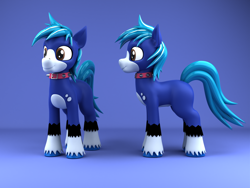 Size: 2000x1500 | Tagged: safe, artist:argos90, derpibooru import, oc, oc only, oc:azulito, earth pony, pony, 3d, colt, colt oc, foal, male, reference sheet, solo