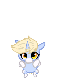 Size: 318x386 | Tagged: safe, artist:nootaz, derpibooru import, oc, oc only, oc:nootaz, pony, animated, jumping, ponified animal photo, simple background, solo, transparent background