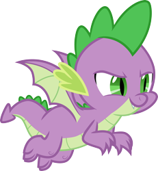 Size: 3000x3240 | Tagged: safe, artist:cloudy glow, derpibooru import, spike, dragon, father knows beast, cute, simple background, solo, spikabetes, transparent background, vector, winged spike, wings