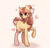 Size: 1950x1870 | Tagged: safe, artist:_alixxie_, derpibooru import, oc, oc only, pony, unicorn, bow, clothes, curved horn, female, hair bow, head turn, looking to side, looking to the left, mare, smiling, socks, solo, tail, tail bow