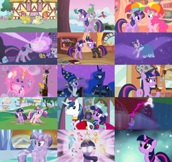 Size: 3000x2815 | Tagged: safe, derpibooru import, screencap, amethyst star, applejack, carrot top, cherry berry, discord, fluttershy, golden harvest, linky, pinkie pie, princess cadance, princess luna, rainbow dash, rarity, shining armor, shoeshine, sparkler, spike, twilight sparkle, twinkleshine, unicorn twilight, alicorn, bird, crystal pony, dragon, earth pony, pegasus, pony, unicorn, a canterlot wedding, boast busters, feeling pinkie keen, friendship is magic, it's about time, luna eclipsed, magical mystery cure, mmmystery on the friendship express, season 1, season 2, season 3, suited for success, the crystal empire, the return of harmony, winter wrap up, background pony, big crown thingy, book, bridesmaid dress, bubble pipe, chaos, chariot, clothes, compilation, costume, crystallized, crystallized pony, deerstalker, discord's throne, discorded landscape, dress, element of generosity, element of honesty, element of kindness, element of laughter, element of loyalty, element of magic, elements of harmony, female, filly, filly twilight sparkle, foal, friendship express, future twilight, gala dress, golden oaks library, halloween costume, hat, jewelry, locomotive, magical mystery cure tenth anniversary, memories, nightmare night costume, pipe, regalia, royal guard, sherlock hat, sherlock holmes, sherlock sparkle, star swirl the bearded costume, steam locomotive, suit, throne, train, umbrella hat, wall of tags, young cadance, younger