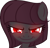 Size: 821x788 | Tagged: safe, artist:alyssaricepony, artist:tanahgrogot, derpibooru import, oc, oc only, oc:annisa trihapsari, earth pony, pony, base used, dark, dark skin, earth pony oc, evil, female, glowing, glowing eyes, looking at you, mare, red eyes, revenge, simple background, smiling, smiling at you, solo, transparent background