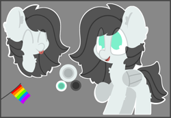 Size: 2900x2000 | Tagged: safe, artist:moonydusk, derpibooru import, oc, oc only, oc:sky scamper, pegasus, pony, male, pride, pride flag, reference sheet, solo, stallion, wings